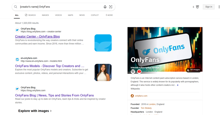 Find Any Creator on OnlyFans in 2 Minutes- No Account Needed! 2 image